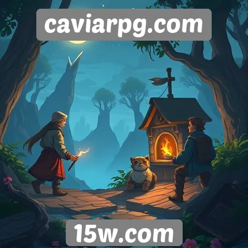 Experiência imersiva no universo de CaviarPG